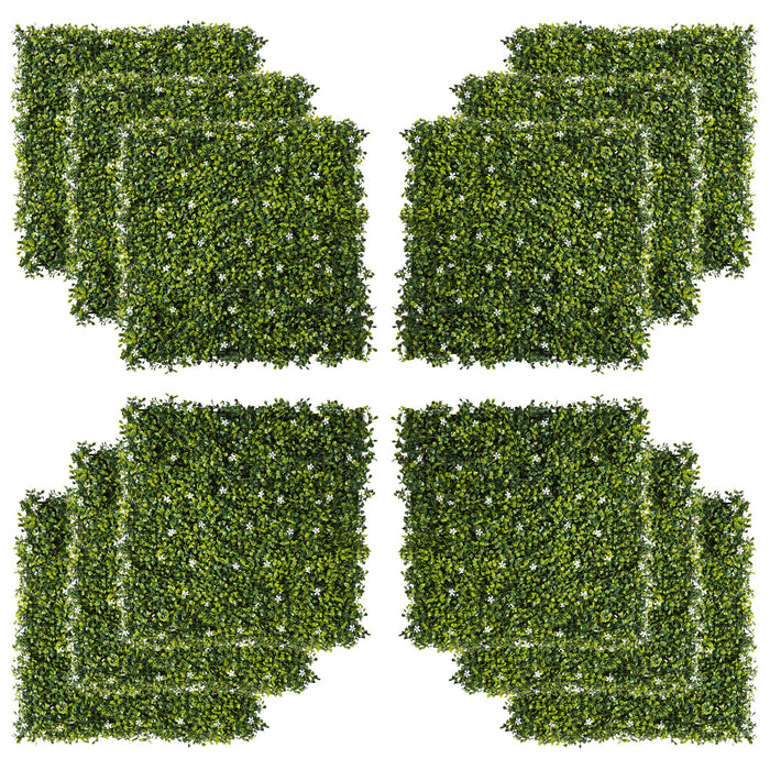 OutSunny Wall Panel Green 50 x 50 x 5 mm Pack of 12