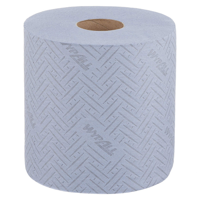 WYPALL Wipe Roll L20 2-ply Central Extraction Blue 6 Rolls of 400 Sheets