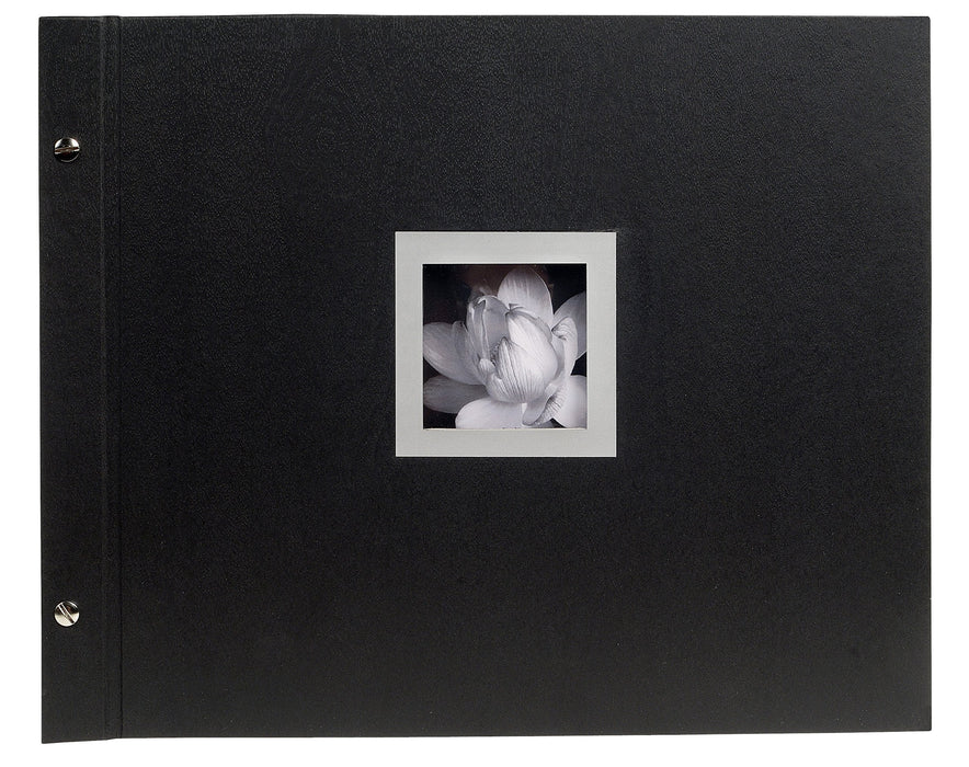 Exacompta Photo Album Screwbound Ceremony 290 x 370 mm Black 40 pages 160 photos