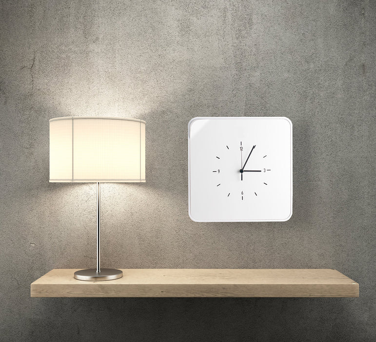 Paperflow Analog Key Holder with Wall Clock Multibox 32 x 6cm White