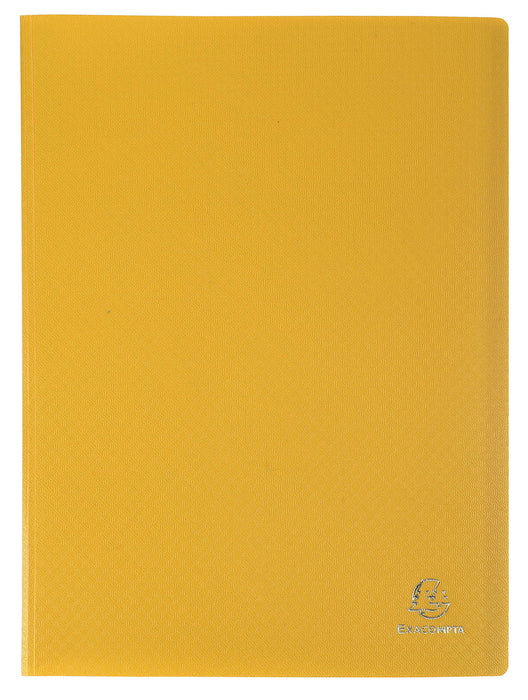 Exacompta Display Book 85109E A4 Yellow 100 Pockets Pack of 8