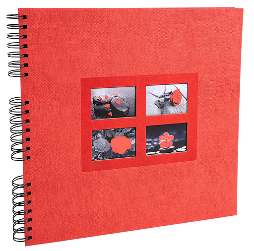 Exacompta Photo Album Spiral Passion 320 x 320 mm Red 60 pages 359 photos