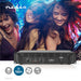 Nedis PA Amplifier - RMS output: 2x 100 W @ 8 Ohm / 2x 150 W @ 4 Ohm, 2 Channels, 2U, Metal - Black