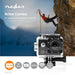 Nedis Action Cam - 1080p@30fps, 12 MPixel, Waterproof up to: 30.0 m, Mounts included - Black