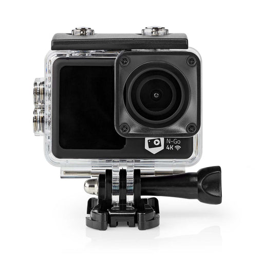 Nedis Action Cam - 4K@30fps, 16 MPixel, Waterproof up to: 30.0 m, Mounts included - Black