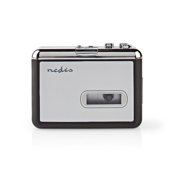 Nedis Cassette Converter - Portable, Connection output: 1x 3.5 mm / 1x Mini USB, Accessories: USB-Cable, Accessories: USB-Cable - Battery Powered / USB Powered