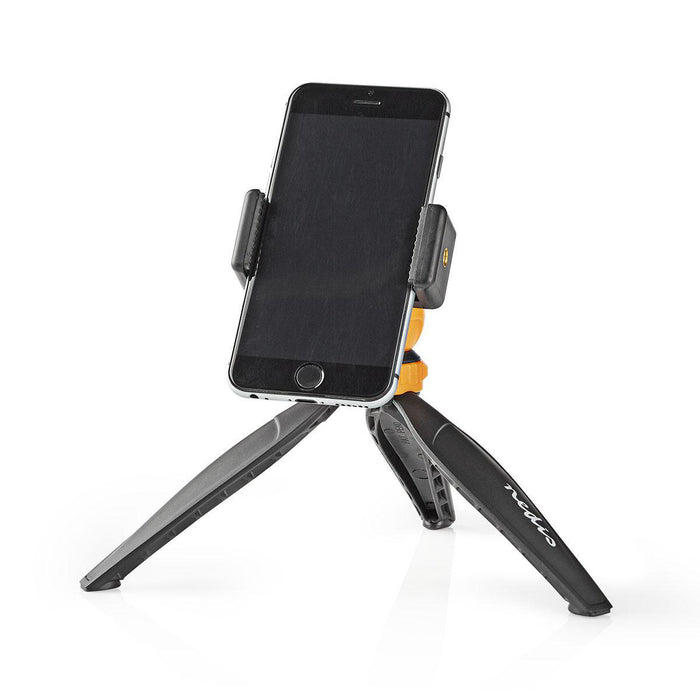 Nedis Tripod - Maximum load capacity: 1.5 kg, Minimum working height: 11.0 cm, Maximum working height: 16.0 cm, ABS / Nylon - Black / Orange