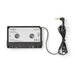 Nedis Car Radio Cassette Adapter - 3.5 mm - Cable length: 1.00 m - Black, 