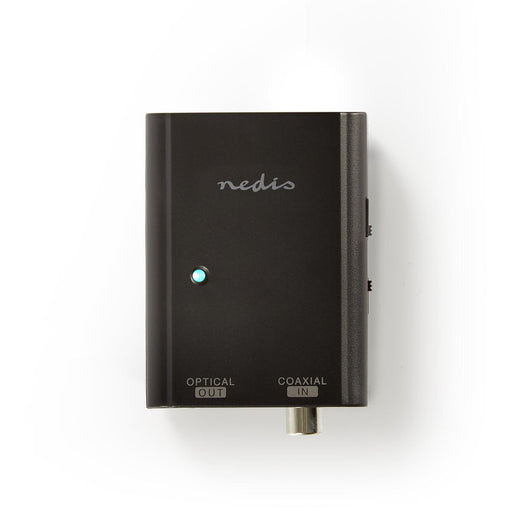 Nedis Digital Audio Converter - 1-way, Connection input: 1x S/PDIF (RCA), Connection output: TosLink Female, Manual - Anthracite