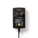 Nedis Universal AC Power Adapter - 27 W, 3 - 12 V DC, 1.80 m, 6 plug(s) - Black