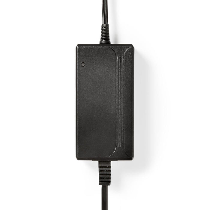 Nedis Universal AC Power Adapter - 27 W, 3 - 12 V DC, 3.60 m, 6 plug(s) - Black