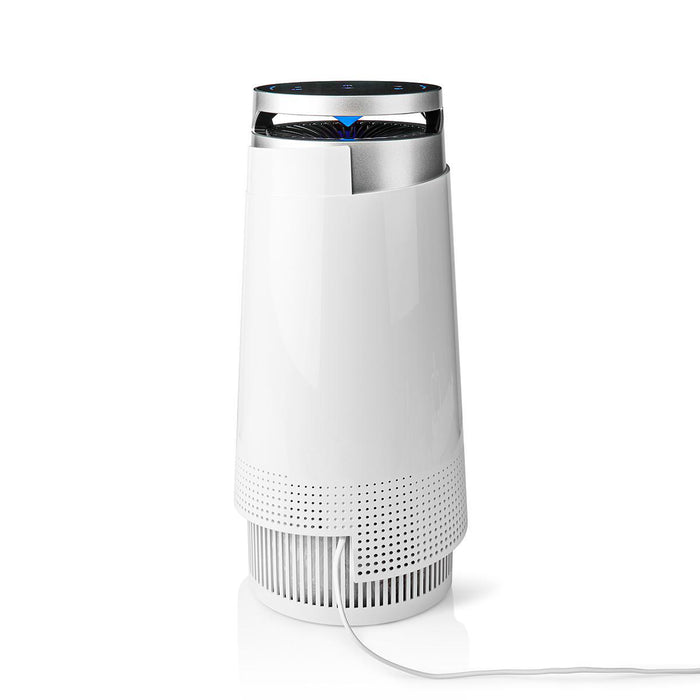 Nedis Air Purifier - Suitable for space up to: 20 m², Clean Air Delivery Rate (CADR): 130 m³/h, Air quality indicator, Air quality indicator - White