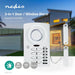 Nedis Doorstep Window Alarm - Battery Powered, 3x AAA/LR03, 85 dB, 85 dB - White