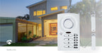 Nedis Doorstep Window Alarm - Battery Powered, 3x AAA/LR03, 85 dB, 85 dB - White