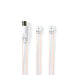 Nedis Coax Cable - IEC (Coax) Male, IEC (Coax) Male, Nickel Plated, White - Envelope