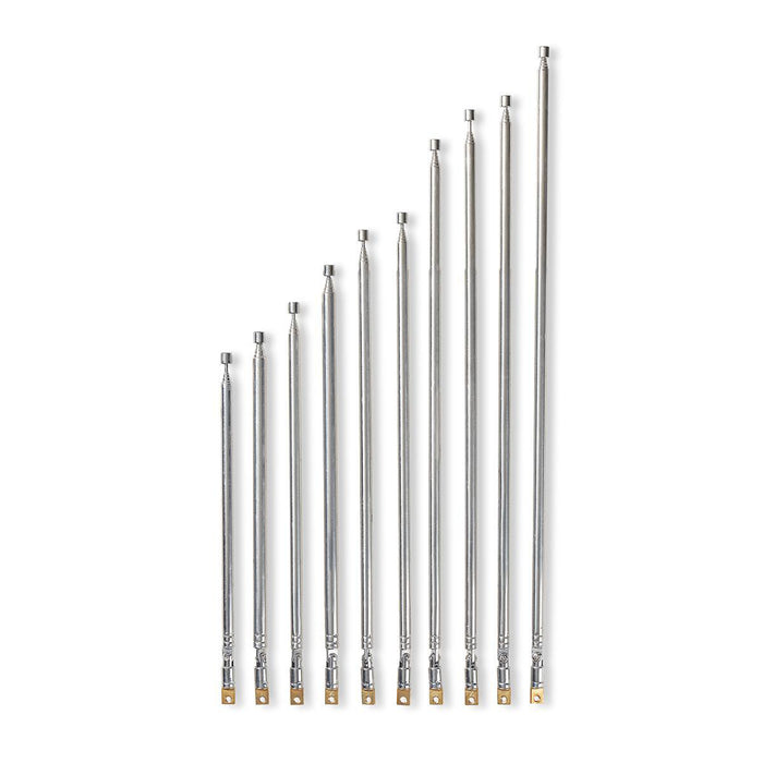 Nedis Telescope FM Antenna - Passive, FM, Reception range: 0-15 km, Silver - 10 pcs