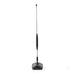 Nedis Indoor HDTV Antenna - Passive, FM / UHF / VHF, Reception range: 0-5 km, ABS - Black / Silver