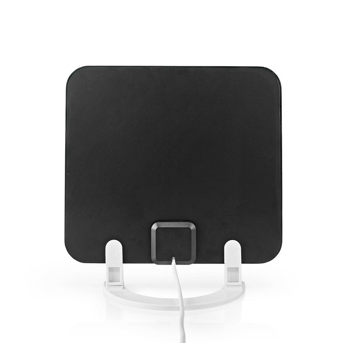 Nedis Indoor HDTV Antenna - Active, FM / UHF / VHF, Reception range: 0-25 km, ABS - White