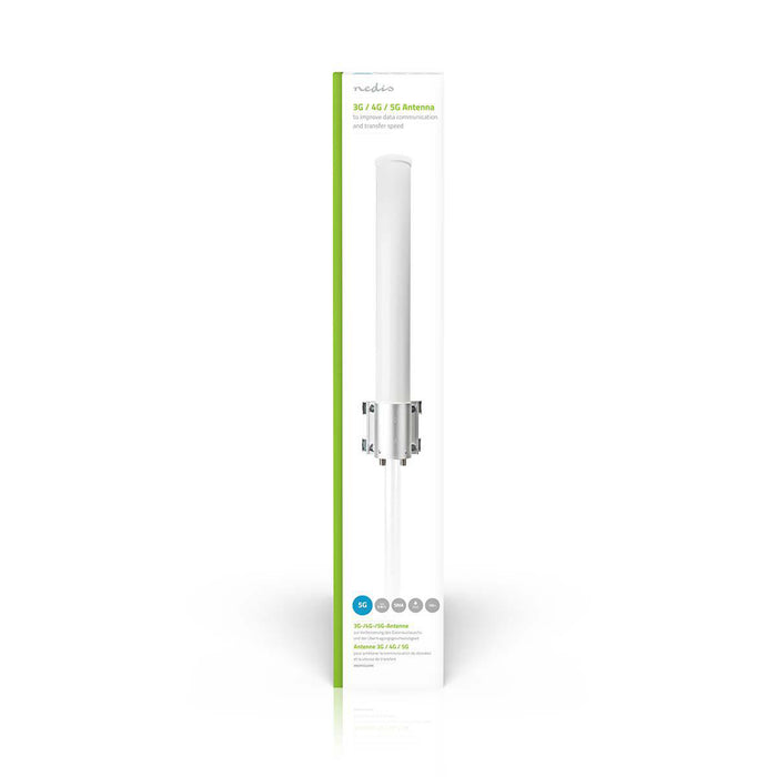 Nedis 3G / 4G / 5G Antenna - 5G, Outdoor, 698 - 5000 MHz, 7.0 m - White