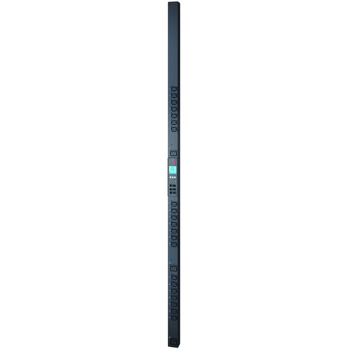 APC Rack PDU 2G - AP8659 - Power Distribution (Metered by Outlet with Switching, ZeroU, 20A/208V, 16A/230V, 21 Outlets C13 & 3 Outlets C19, IEC C20)