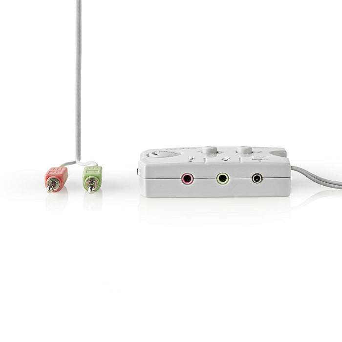 Nedis Audio Switch - Connection input: 2x 3.5 mm Male, Connection output: 3x 3.5 mm Female + 2.5 mm Female, Function control: Manual, Function control: Manual - Number of buttons: 3