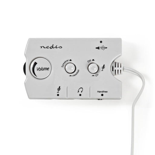 Nedis Audio Switch - Connection input: 2x 3.5 mm Male, Connection output: 3x 3.5 mm Female + 2.5 mm Female, Function control: Manual, Function control: Manual - Number of buttons: 3