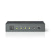 Nedis Digital Audio Switch - 4-way, Connection input: 4x TosLink, Connection output: 1x TosLink, ABS / Metal - Dark Grey