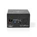 Nedis Digital Audio Switch - 2-way, Connection input: DC Power / 2x TosLink, Connection output: TosLink Female, Metal - Black