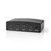 Nedis Digital Audio Switch - 4-way, Connection input: DC Power / 4x TosLink, Connection output: TosLink Female, Metal - Black