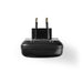 Nedis NiMH Battery Charger AA / AAA - 1.2 / 9 V DC, 0.5 A, Trickle charging, Battery type: AA / AAA / E-Block - Black