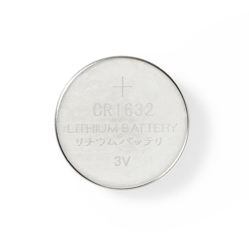 Nedis Lithium Button Cell Battery CR1632 - 3 V DC, Precharged, 5-Blister, Various Devices - Silver