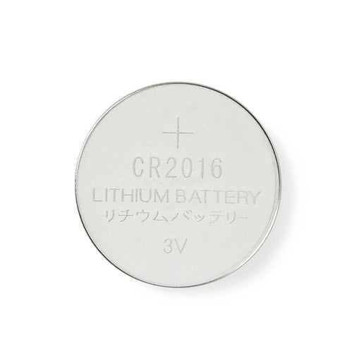 Nedis Lithium Button Cell Battery CR2016 - 3 V DC - 5-Blister - Silver, 