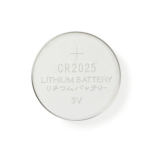 Nedis Lithium Button Cell Battery CR2025 - 3 V DC - 5-Blister - Silver, 