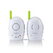 Nedis Audio Baby Monitor - FHSS (Frequency-Hopping Spread Spectrum), With talk back function, Range: 300 m, Battery Powered / Mains Powered - Green / White