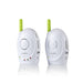 Nedis Audio Baby Monitor - FHSS (Frequency-Hopping Spread Spectrum), With talk back function, Range: 300 m, Battery Powered / Mains Powered - Green / White