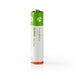 Nedis Rechargeable NiMH Battery AAA - 1.2 V DC, 700 mAh, Precharged, Precharged - 2-Blister