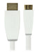 Bandridge High Speed HDMI Cable with Ethernet HDMI Connector - HDMI Mini Male 1.00 m White