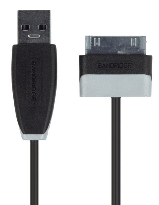 Bandridge Sync and Charge Cable Samsung 30-Pin Male - USB-A Male 1.00 m Black