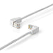 Bandridge CAT6 F/UTP Network Cable - RJ45 Male - RJ45 Male Angled - 5.00 m - White, 