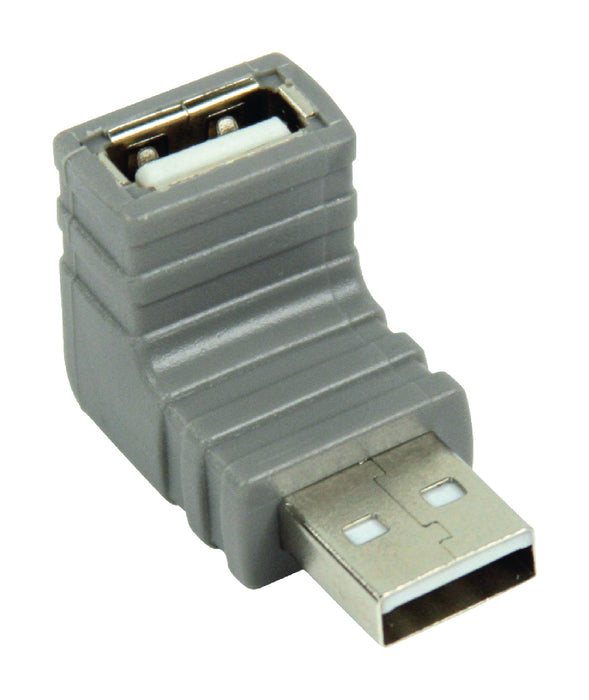 Bandridge USB 2.0 Adapter Angled 270° USB-A Male - USB A Female Grey