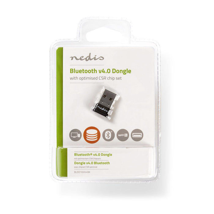 Nedis Bluetooth® Dongle - 4.0, Bluetooth / USB, Including: Software, Including: Software - 10 m