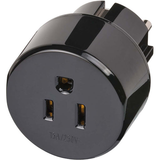 Brennenstuhl Travel Adapter USA/Japan-to-Europe Earthed