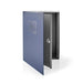 Nedis Vault - Book Safe, Key Lock, Indoor, 2 Keys Included - Blue / Silver