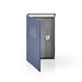 Nedis Vault - Book Safe, Key Lock, Indoor, 2 Keys Included - Blue / Silver