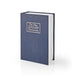 Nedis Vault - Book Safe, Key Lock, Indoor, 2 Keys Included - Blue / Silver