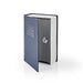 Nedis Vault - Book Safe, Key Lock, Indoor, 2 Keys Included - Blue / Silver