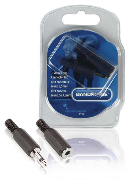 Bandridge Audio Connector Kit 3.5 mm Black