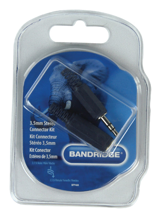 Bandridge Audio Connector Kit 3.5 mm Black