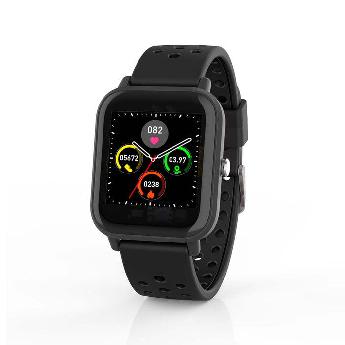 Nedis Smart Watch - LCD, IP68, Maximum operating time: 7200 min, Android / IOS - Black