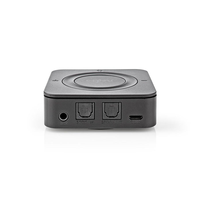 Nedis Bluetooth® Transmitter Receiver - Connection input: 1x AUX / 1x SPDIF, Connection output: 1x AUX / 1x SPDIF, AptX Low latency / AptX / SBC, Battery play time: 22 hrs - Black